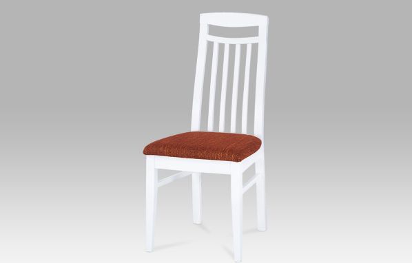 Židle BEZ SEDÁKU, barva bílá