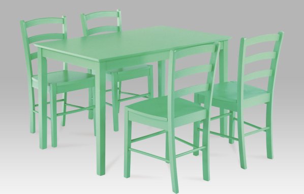 Jídelní stůl 120x75 cm, zelená