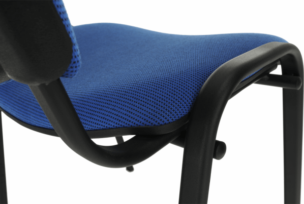 Židle, modrá, ISO NEW