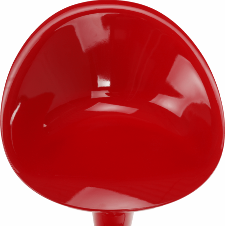 Barová židle, chrom / červená, ALBA NOVA