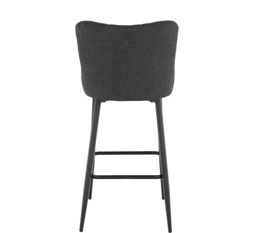 Barová židle CEZARIA, šedá/černá