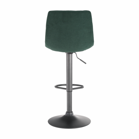Barová židle LAHELA, zelená / černá