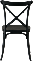 Černá stohovatelná židle SAVITA