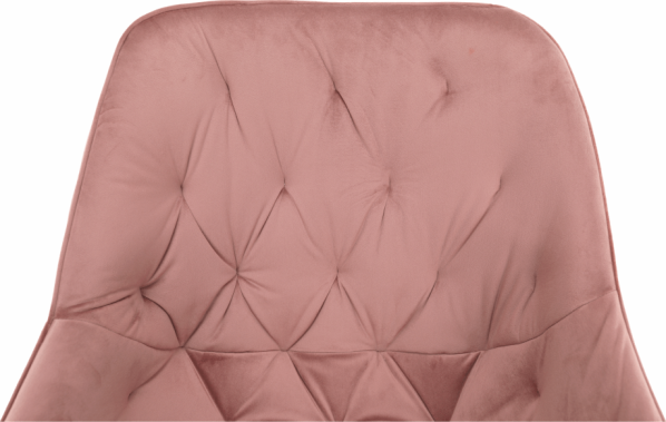 Designové křeslo FEDRIS, růžová velvet látka