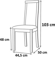Jídelní židle Desi-wenge