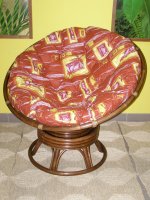 Houpací PAPASAN - tmavý - průměr 110 cm