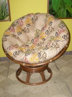 Houpací PAPASAN - tmavý - průměr 110 cm