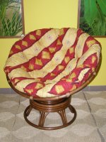 Houpací PAPASAN - tmavý - průměr 110 cm