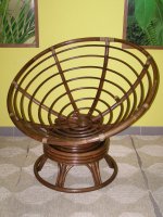 Houpací PAPASAN - tmavý - průměr 110 cm