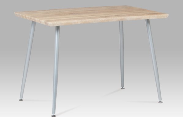 Jídelní stůl 110x70 cm, sonoma / šedý lak