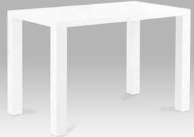 Jídelní stůl ASPER NEW TYP 2, bílá vysoký lesk