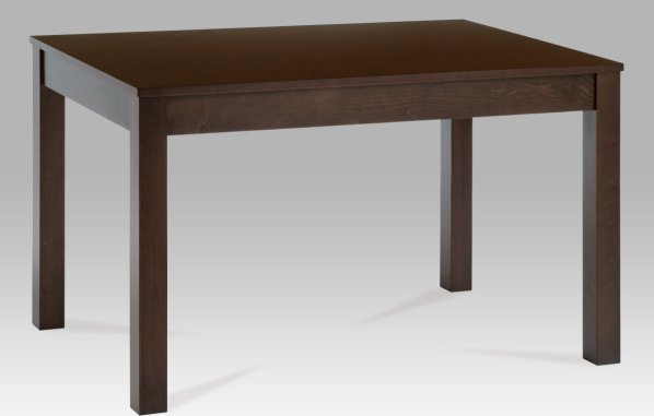 Jídelní stůl rozkládací 120+44x80 cm, barva ořech