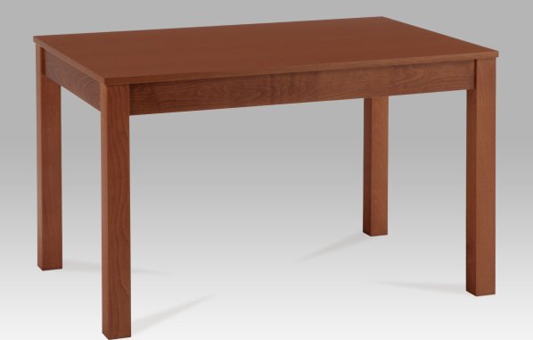 Jídelní stůl rozkládací 120+44x80 cm, barva třešeň