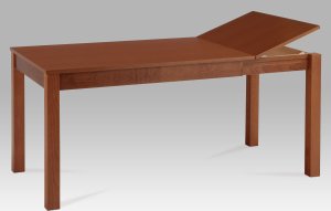 Jídelní stůl rozkládací 120+44x80 cm, barva třešeň