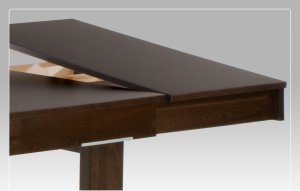 Jídelní stůl rozkládací 150+45+45x90 cm, barva ořech (BT-4202)
