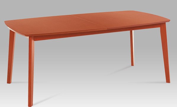 Jídelní stůl rozkládací 180+44x100 cm, barva třešeň