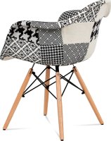Jídelní židle, CT-756 PW2, patchwork / masiv buk