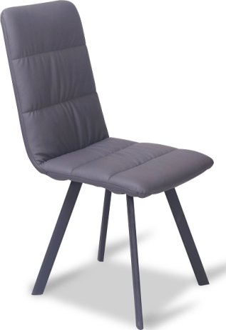 Jídelní židle, šedá / černá, AKIM