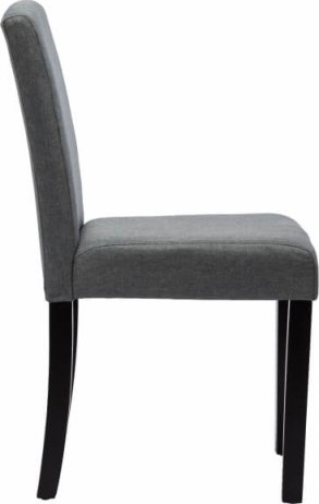 Jídelní židle, šedá / černá, SELUNA