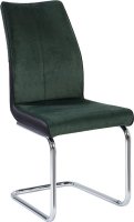 Jídelní židle, smaragdová / černá, FARULA
