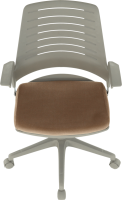 Kancelářská židle DARIUS, šedá / hnědá