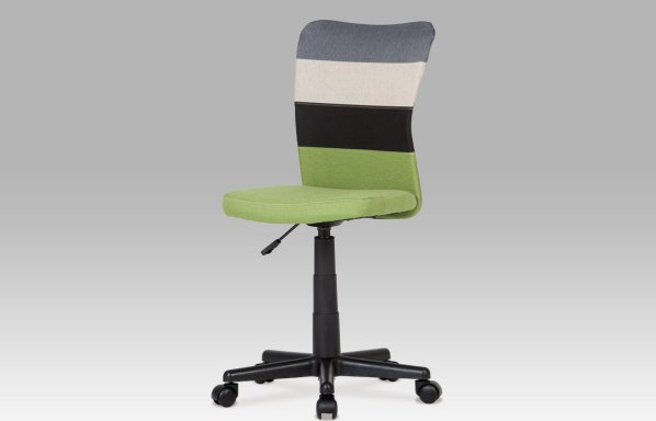 Kancelářská židle, látka - mix barev, výškově nastavitelná