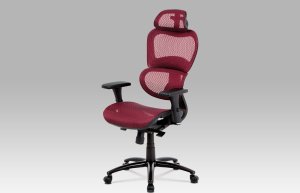 Kancelářská židle KA-A188 RED, červená MESH
