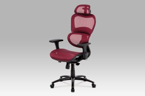 Kancelářská židle KA-A188 RED, červená MESH