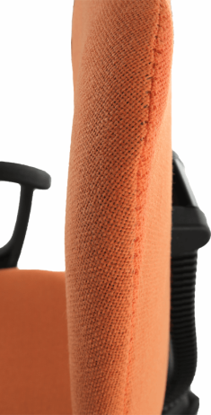 Kancelářská židle TAMSON, oranžová / černá