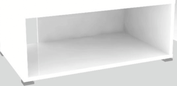 Konferenční rozkládací stolek DRON, bílá