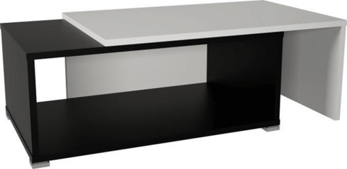 Konferenční rozkládací stolek DRON, černá / bílá