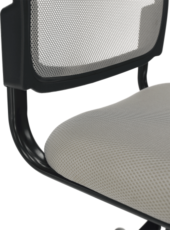 Otočná židle RAMIZA, šedá/černá