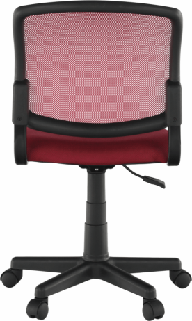 Otočná židle RAMIZA, tmavě červená/černá