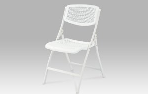 Sklápěcí židle, bílá