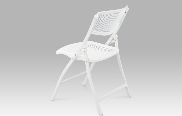 Sklápěcí židle, bílá