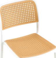 Stohovatelná židle RAVID TYP 1 bílá/béžová