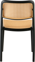 Stohovatelná židle RAVID TYP 1 černá/béžová