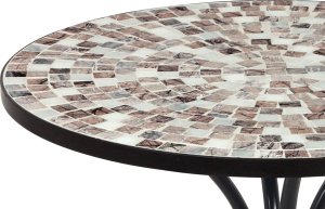 Kovový stůl s mozaikovou deskou JF2206