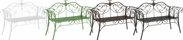 Zahradní lavička ETELIA, zelená