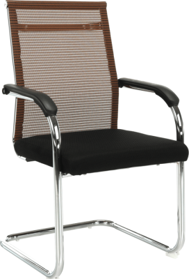Zasedací židle ESIN, hnědá / černá