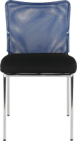 Zasedací židle ALTAN, modrá/černá/chrom