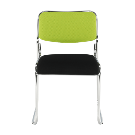 Zasedací židle BULUT, zelená/černá síťovina