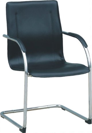 Židle, ekokůže černá, MI-01