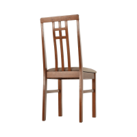Židle, tmavý dub/látka krémová, SILAS